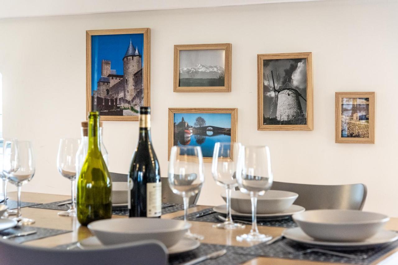 L'Escapade - Parking Gratuit - Wifi - Climatisation - Proche Cite - Tout Equipee Каркассонн Екстер'єр фото